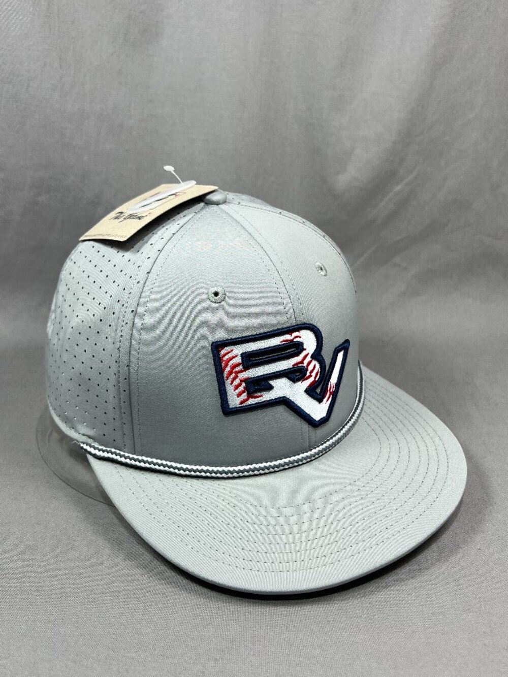 Blue Valley HS Tigers Kansas The Game Snapback Hat Cap Gray Adjustable Rope Mens